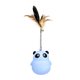 thumbnail image 1 of Juguete interactivo para gatos con forma de pluma, vaso, alimentador de comida de Panda, juguete para gatos, 1 of 5