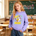 thumbnail image 2 of RMGVDSD Hoodies for Girls Graphic Pullover Hooded Sweatshirt for Kids Back To School and Daily Wear Soft Casual Hoodie Sweatshirts Fashionable Top 4-5 Years, 2 of 7