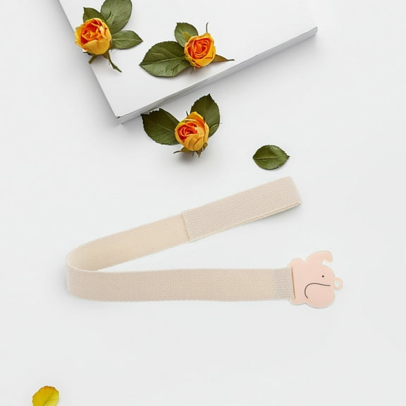 COMPUKAS Hair Bow Holder Organizing Hair Accessories Beige Silicone Wall Mounting 1Pcs