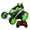 Green, variant on Christmas Toys For Boys 3 To 5 Years Old Luminous Remote Control Dump Truck Stunt Car Toy Rolling Stunt Double Car Remote Control Car Water And Land Remote Control Car with Hand Remote Control Semi