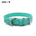 thumbnail image 2 of Collar clásico para perro, ajustable, suave, transpirable, con forro de cuero, resistente al agua, 2 of 5