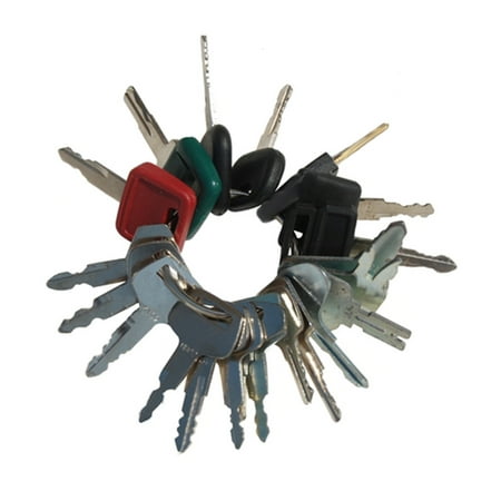 Construction Equipment - 21 Key Set Heavy Construction Equipment Cat Case Deere Komatsu Volvo Truck Laser