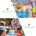 thumbnail image 4 of 4 Pcs Inflatable Balls Water Playing Balls Pool Sequin Confetti Beach Balls, 4 of 8