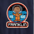 thumbnail image 3 of Peanuts - Franklin Space Badge - Toddler & Youth Crewneck Fleece Sweatshirt, 3 of 6