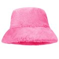 thumbnail image 3 of TZ Promise Women Plush Fluffy Bucket Hat Warm Lining Winter Faux Fur Cozy Wide Brim Winter, 3 of 5