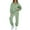 Green, variant on SUNBS Women's Sweatsuits 2 Piece Outfits Long Sleeve Half Zip Pullover and Baggy Sweatpants with Pockets