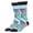 Blue, variant on Oooh Yeah! Socks, Men's Cotton Crew Sock (Lady Liberty)