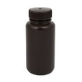 thumbnail image 1 of 250ml Plastic Wide Mouth Chemical Laboratory Reagent Bottle Sample Bottle Brown, 1 of 2