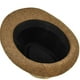 thumbnail image 3 of Sombreros de paja para hombres y mujeres con circunferencia de 56-58 cm, sombreros de ala corta, sombreros de jazz retro de verano, sombreros de protección solar, 3 of 5