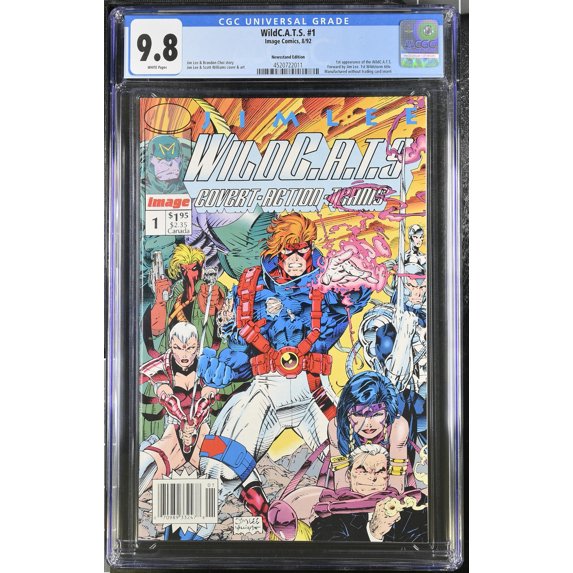 WildC.A.T.S. #1 - CGC 9.8 Comic Book