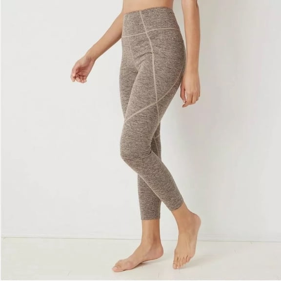 JoyLab Women's Brushed Leggings Disco Brown, Size XXS