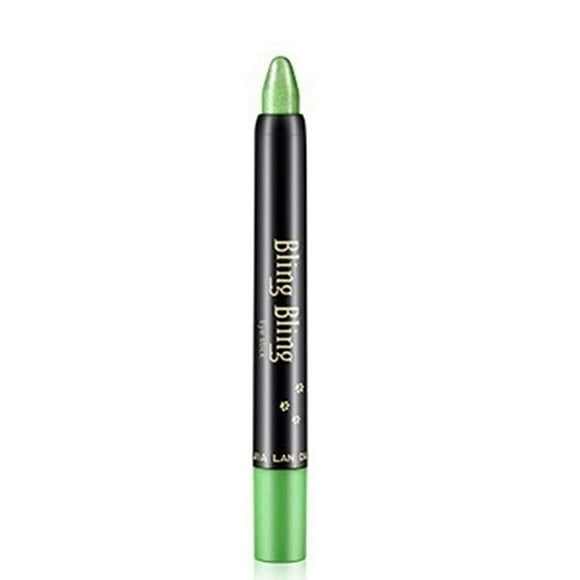 Eyeshadow Pencils Eyeshadow Pen Glitter Eyeshadow Stick,Long-lasting Waterproof Eyeshadow,Smooth Eye Shadow Stick Eye Makeup Beauty Makeup Tools, Green Trees