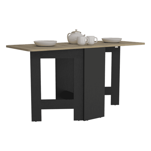 Newboti Furniture Gateleg Folding Table Space-Saving with Compact Design 99653