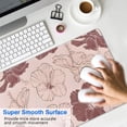 thumbnail image 4 of Long Mouse Pads for Desk,Pioneer Flower Floral Print Pattern Desk Mats on Top Of Desks, Desk Mouse Pad Extra Large with 3mm Non-Slip Base and Stitched Edge for Gaming,Office,Work,Home 31.5"x11.8", 4 of 6