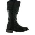 thumbnail image 2 of Lucky Top Fay-42K Children Girl's Classical Block Heel Buckle Knee High Riding Boots, 2 of 4