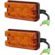 thumbnail image 1 of 2 Pieces LED Flashing Amber Front Marker Lights 12V-80V for Forklift Truck Trailer, 1 of 5