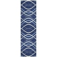 thumbnail image 2 of Addison Rugs Chantille Indoor/Outdoor Transitional Waves Navy Washable Runner Rug, 2'3" x 7'6", 2 of 6