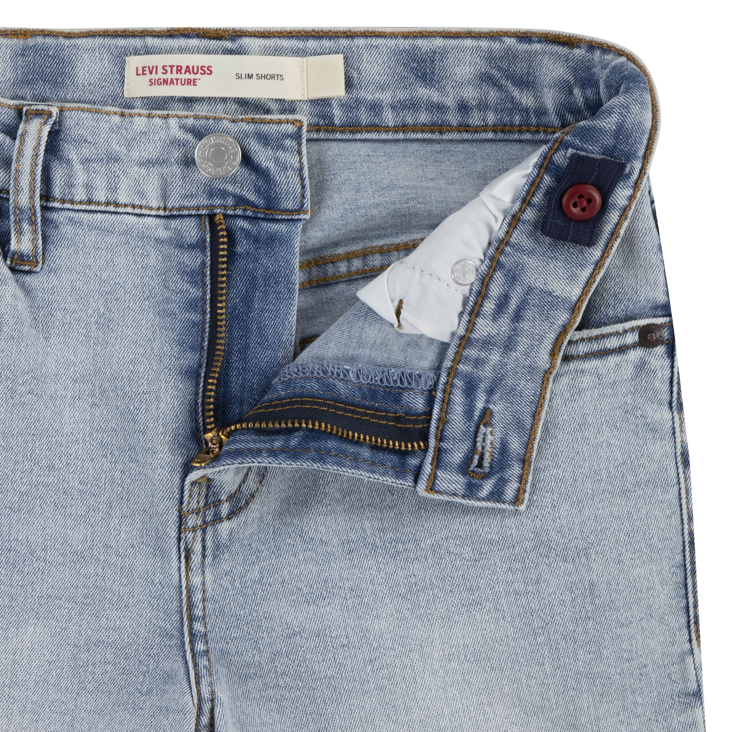Levi Strauss Signature Boys Slim Fit Denim Shorts, Sizes 4-18