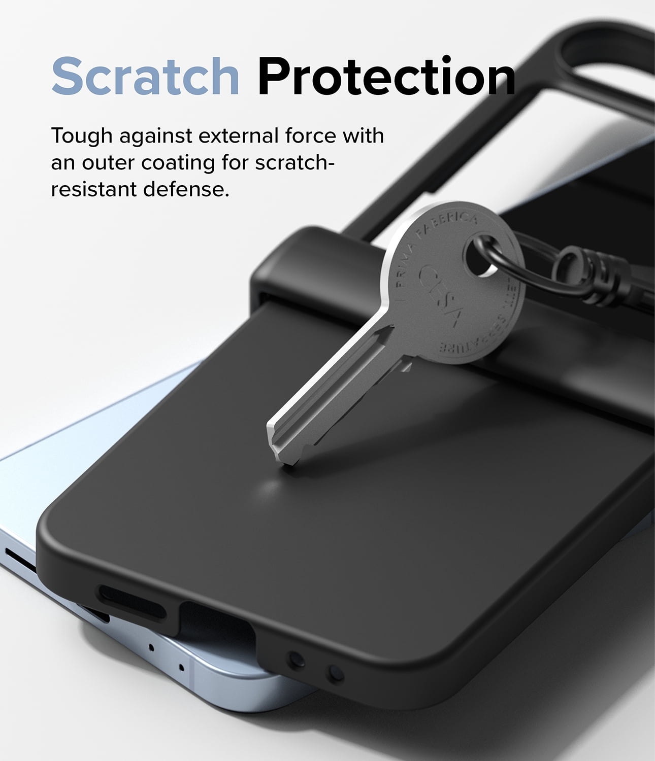 Ringke Galaxy Z Flip 6 / 7 FE [Slim Hinge] Hinge Protection Thin Anti- Yellowing Phone Case - Black