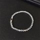 thumbnail image 1 of Nueva pulsera de mujer brillante chapada en oro ajustable con diamantes de imitación completamente con incrustaciones, pulsera de circón con forma de gota a la moda, regalo de joyería, 1 of 5