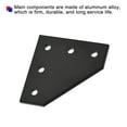 thumbnail image 5 of Uxcell Corner Bracket Plates L Shape Outside Joint Kits, Aluminum Profile with T Nuts and Hex Socket Screws 60x60mm, 5 of 6