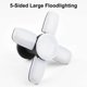 thumbnail image 1 of Solar Camping Light with USB Output Foldable 4-Blade Hanging Lamp Outdoor Tent Light with Hook Emergency Light Night Stall Lights 6 Lighting Modes, 1 of 5