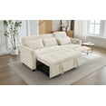 thumbnail image 2 of LiviNest 82" 3-Seater Sofa with Pull Out Bed: 2-in-1 Reversible Recliner & Sleeper Sofa - Modern Chenille Fabric with USB Charging for Living Room & Small Spaces, 2 of 4