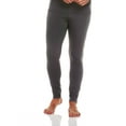 thumbnail image 2 of Body Glove Fleece Lined Thermal Leggings for Men - Winter Long Johns Base Layer Performance Underwear - Mens Insulated Bottom, Grey/L, 2 of 5