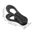 thumbnail image 2 of GOOHOCHY 30 Pcs Black Plastic Clothespins for Hanging Clothes Quilts and Sheets WindProof Clips, 2 of 8
