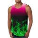 thumbnail image 1 of Hombres Casual Gradación Impresión Suéter Cuello Redondo Tanque Deportivo, 1 of 4