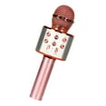 thumbnail image 4 of braveheart Microphone Noise Reduction Rechargeable Karaoke Microphone Wireless Portable LED Mic, Rose Gold, 4 of 9