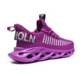 thumbnail image 3 of GSLMOLN Women Slip on Gym Workout Jogging Causal Walking Shoes Purple size 6-6.5, 3 of 6