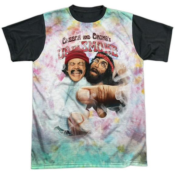 Up In Smoke Fried Tie Dyed Unisex Adult Halloween Costume Sublimated T Shirt