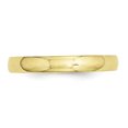 thumbnail image 4 of Bague de Mariage Demi-Rond en Or Jaune 10k 3mm Taille 8.5 Classique, 4 of 9
