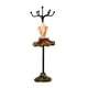 thumbnail image 5 of Jewel Shelf Display  Diseño para Organizador Ornamento Collar marrón Zulema Estante giratorio de la joyería del escritorio, 5 of 8