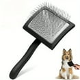 thumbnail image 2 of 1Pc Extra Long Pin Dog Slicker Brush For Grooming Doodle Hair, Shedding Pet Grooming Brush for Cats and Dogs Combs, 2 of 9