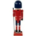 thumbnail image 5 of Northlight 14" Blue and Red Wooden Christmas Ice Hockey Player Nutcracker, 5 of 5
