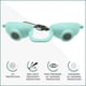 thumbnail image 2 of Super Sunnies EVO Flex UV Protección para los ojos Protectores para los ojos que cumplen con la FDA, gafas para cama de bronceado, gafas de terapia de luz roja con correa, 1 paquete - Verde azulado, 2 of 7