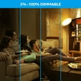 thumbnail image 4 of Leonlite Modern 4.53 in 1-Light Adjustable Height Floor Lamp, White, 4 of 7