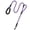 Rope-Violet, variant on General Rope Dog Leash 6ft Long,Traffic Padded Two Handle,Heavy Duty,Reflective Double Handles Lead for Control Safety Training,Leashes for Large Dogs or Medium Dogs,Dual Handles Leads(Violet)