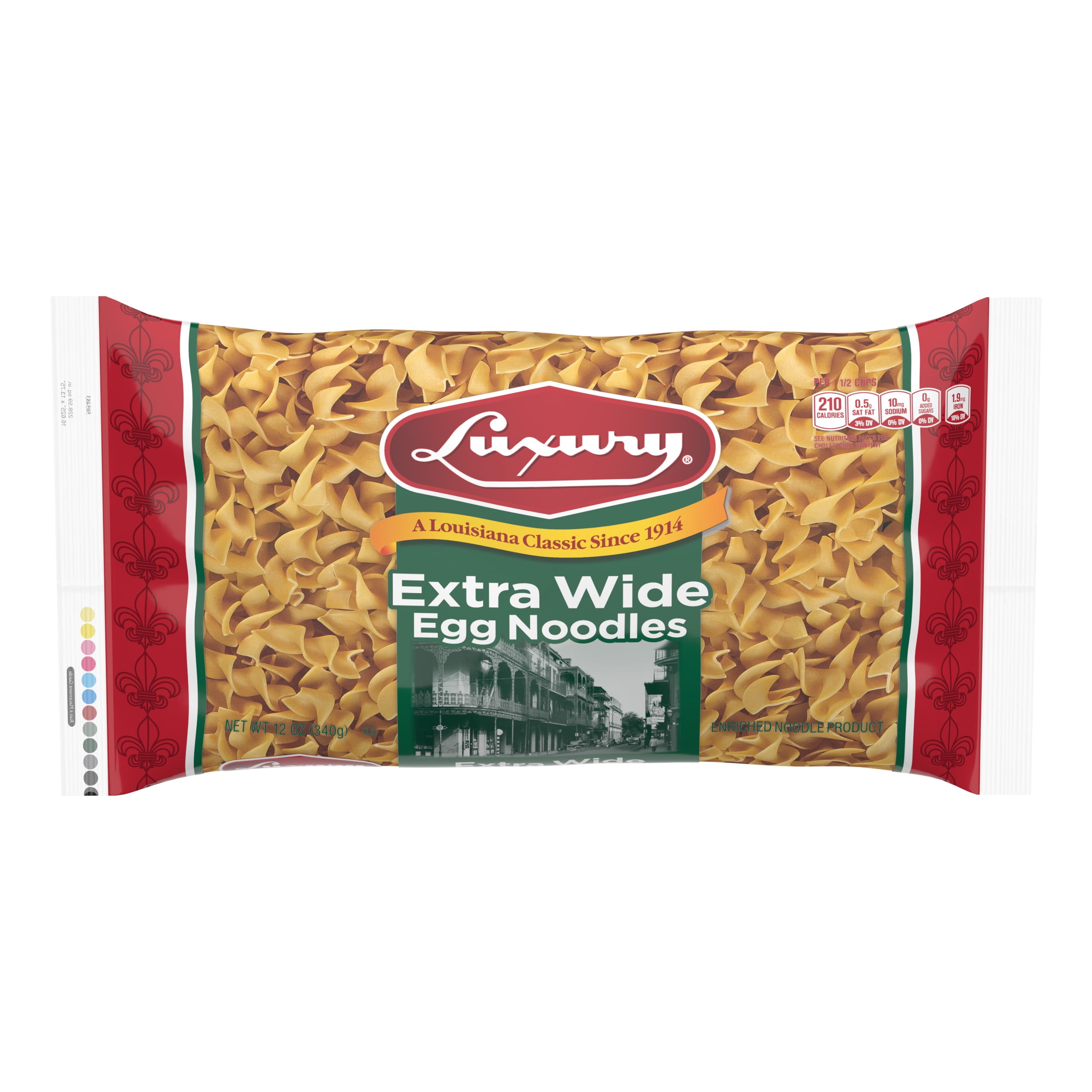 (3 pack) Luxury 12 oz Extra Wide Egg Noodle Pasta