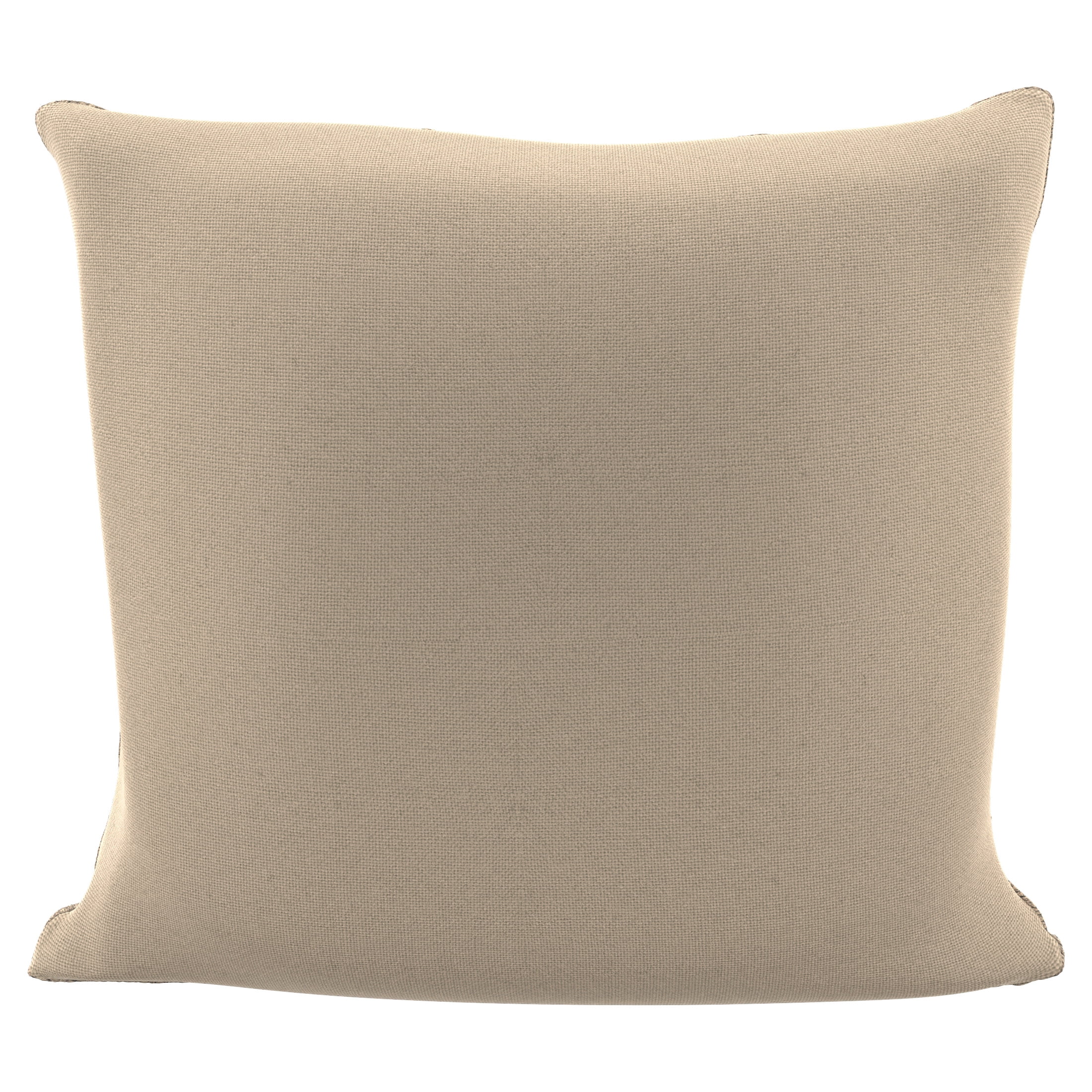 HOMETRENDS 20" x 20" Hummus Outdoor Eco Toss Cushion, Removable Cover