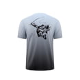 thumbnail image 4 of FINALGANG Mens Casual Print Gradient T Shirt Short Sleeve Crewneck Quick Dry Performance Athletic Tee For Beach Summer Fishing Light Gray M, 4 of 4
