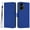 Dark blue, variant on Wallet Case For Ulefone Note 16 Pro Phone, For Ulefone Note 14/17Pro/ 18/20Pro Premium PU Leather Shockproof Lanyard Slim Case