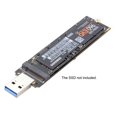 thumbnail image 2 of axGear NVMe SSD to USB 3.0 Adapter Converter For PCIE M.2 2280 SSD External Drive, 2 of 8
