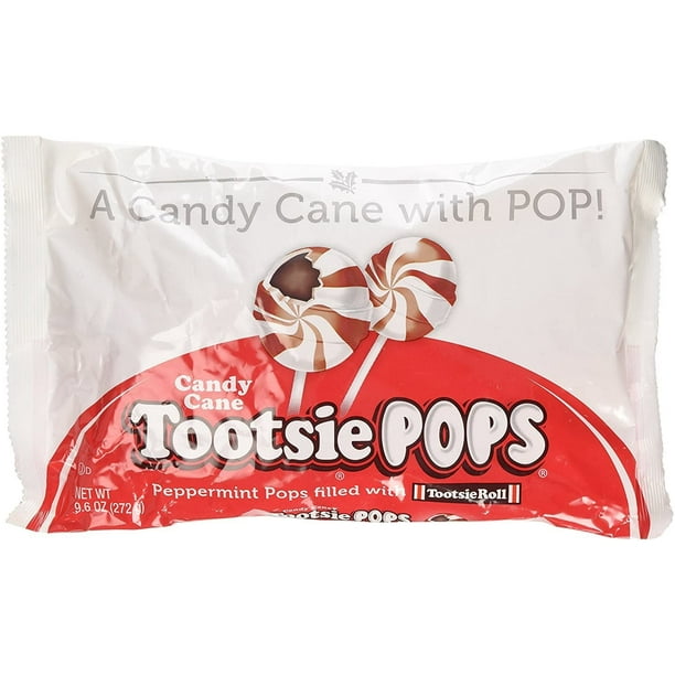 Candy Cane Tootsie Pops 9.6 Ounce - Walmart.com - Walmart.com