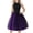 Purple, variant on Plus Size Skirt Womens Puffy Ballet Skirt Tutu Skirt Two Color Patchwork Pleated Skirt 7 Layer Mesh Skirt,Red One Size