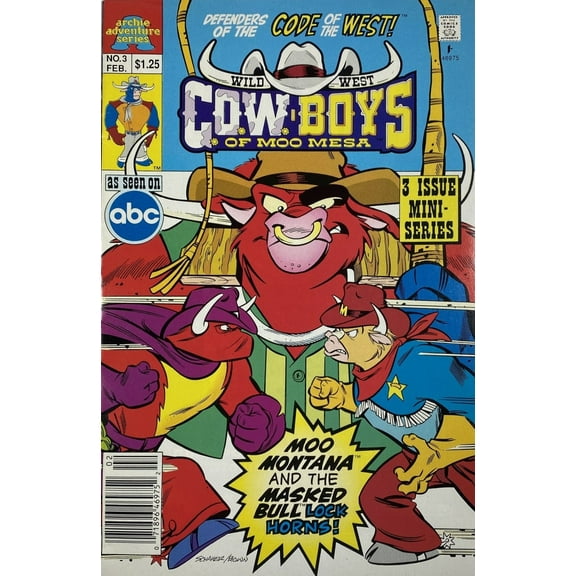 Wild West C.O.W.-Boys of Moo Mesa, The (Mini-Series) #3 (Newsstand) VF ; Archie Comic Book