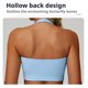 thumbnail image 4 of Parte de atrás bonita, Sujetador deportivo con cuello  for correr, sujetador de Fitness de secado rápido, chaleco de Yoga Push-Up for mujer, transpirable, 4 of 7