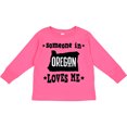 thumbnail image 3 of Inktastic Someone in Oregon Loves Me Boys or Girls Long Sleeve Toddler T-Shirt, 3 of 5